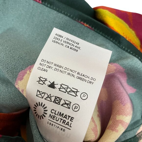 Reformation Green and Orange Maxi Dress - Picture 10 of 10